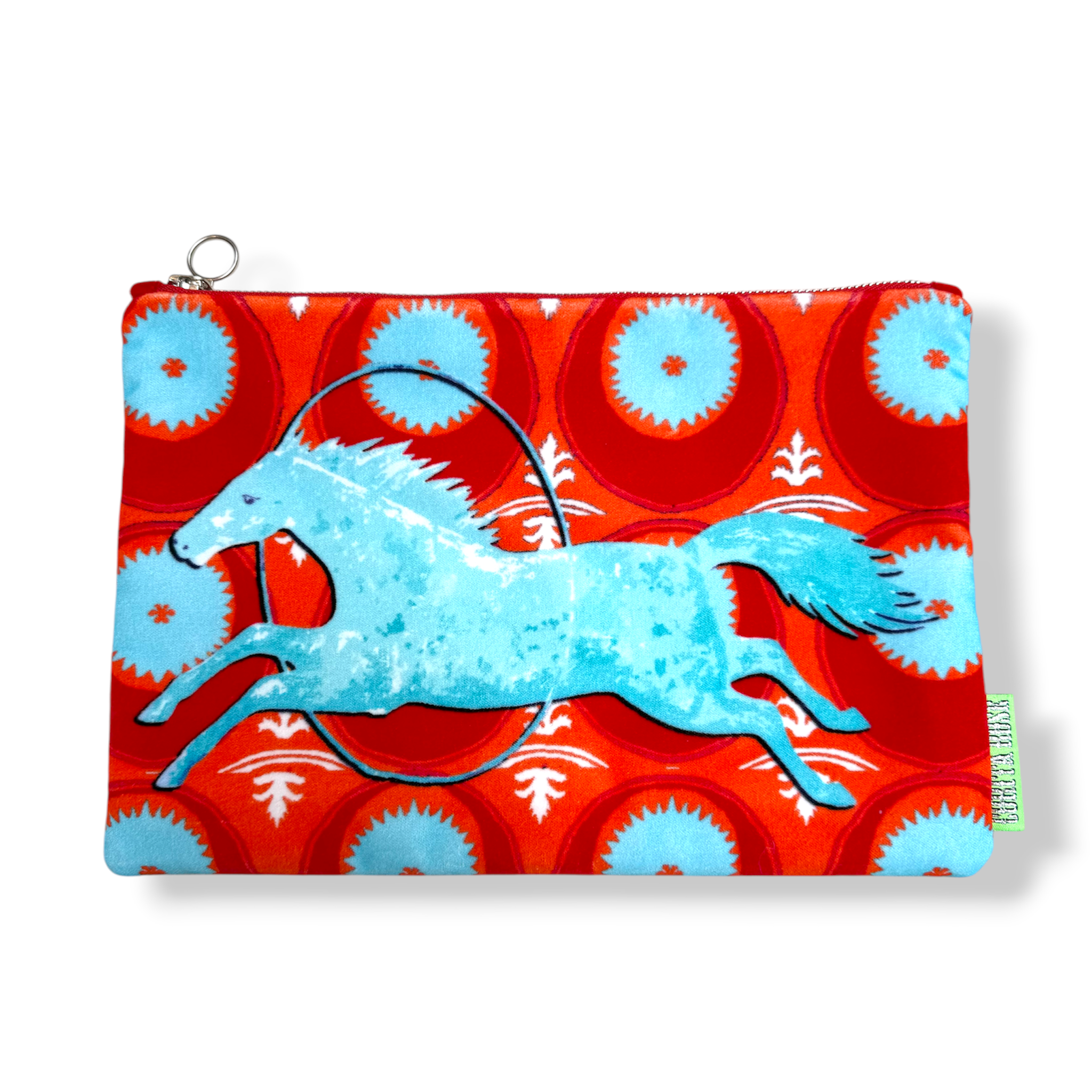 Horse and Hoop Clutch Bag