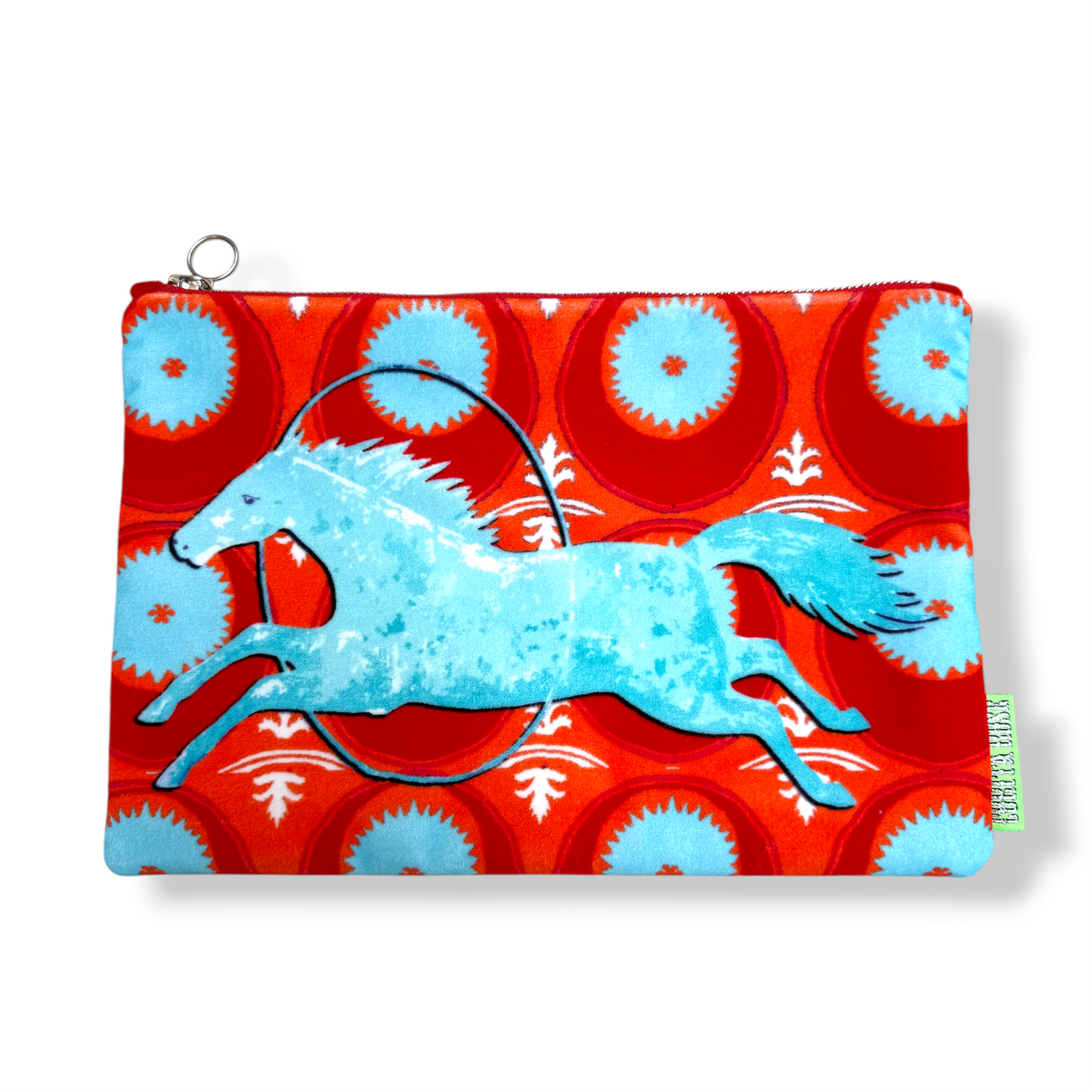 Horse and Hoop Clutch Bag