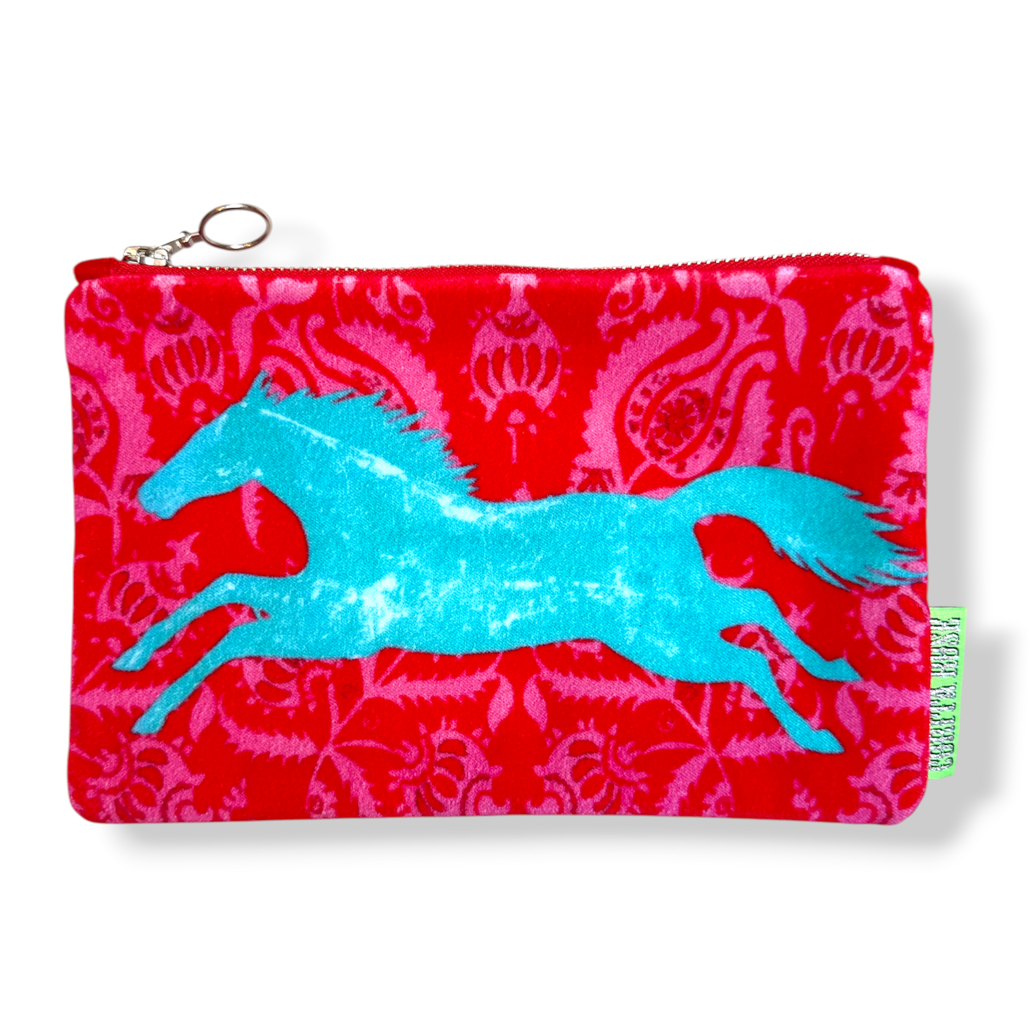 Happy Horse Clutch Bag - Aqua Blue