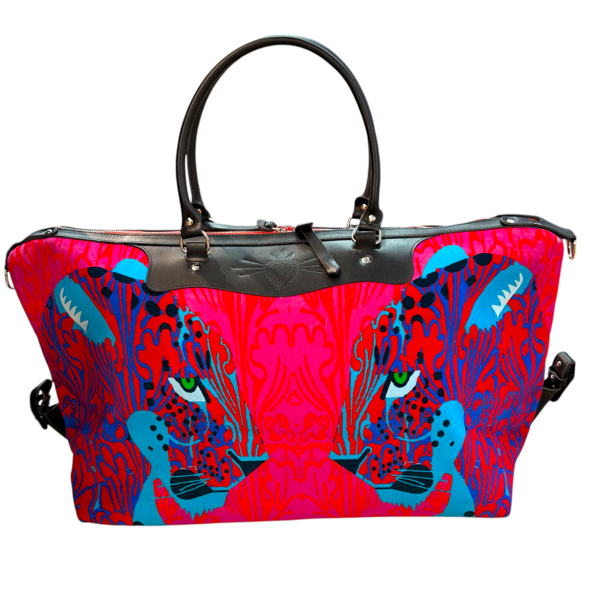 Weekend Bag - Panther Head Pink