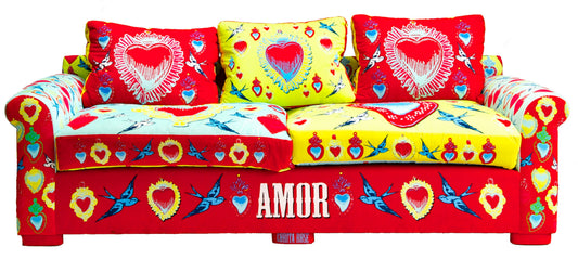 the amor sofa corita rose handmade england