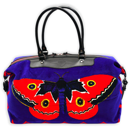 butterfly weekend bag corita rose handmade england