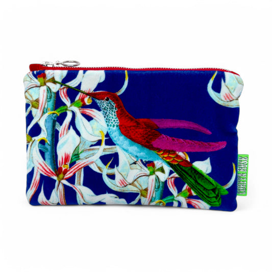 Lily Bird Blue Clutch