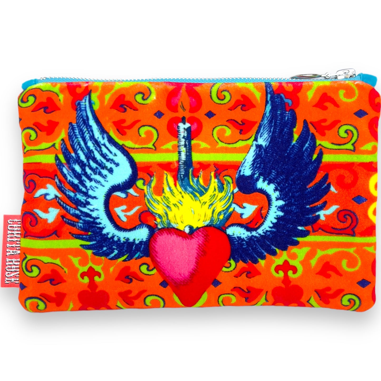 Speranza Orange Clutch