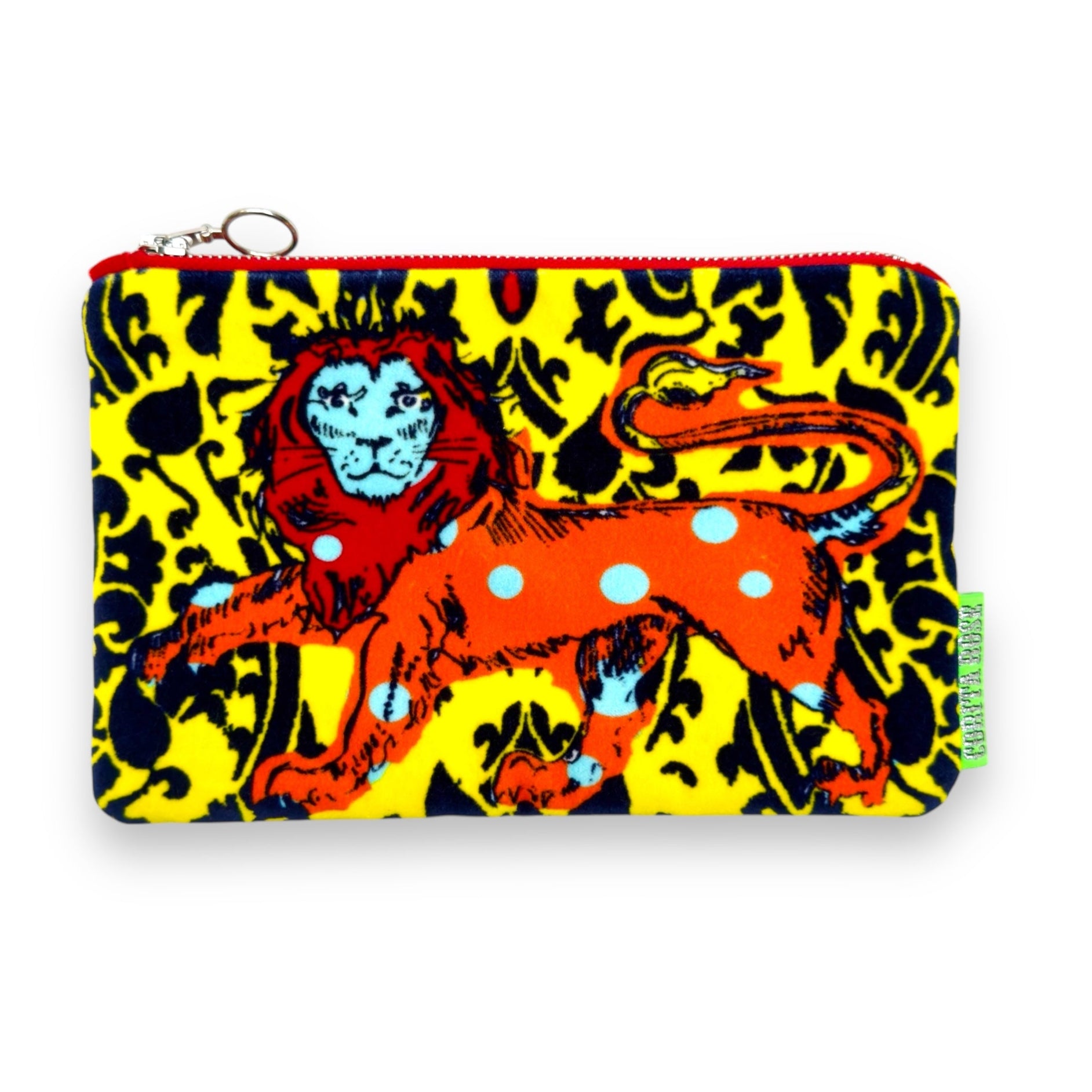 Spotty Lion Orange Clutch