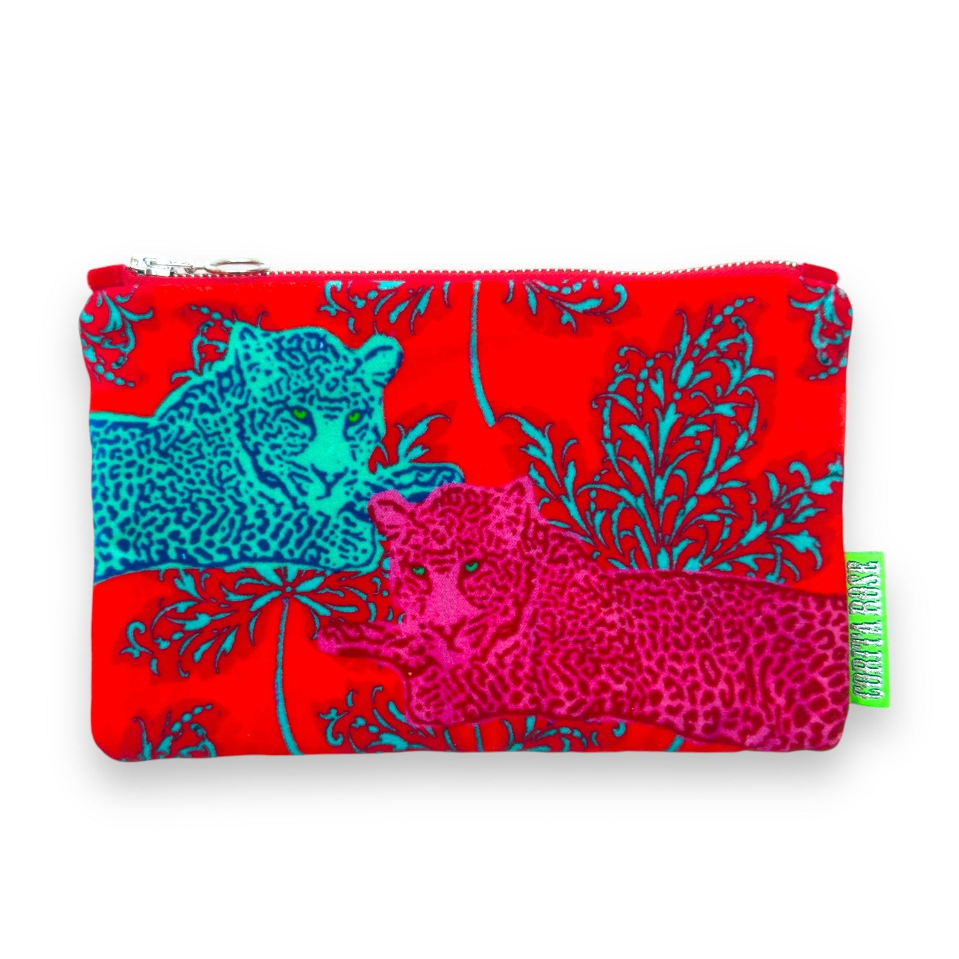 Lounge Leopards Red Clutch