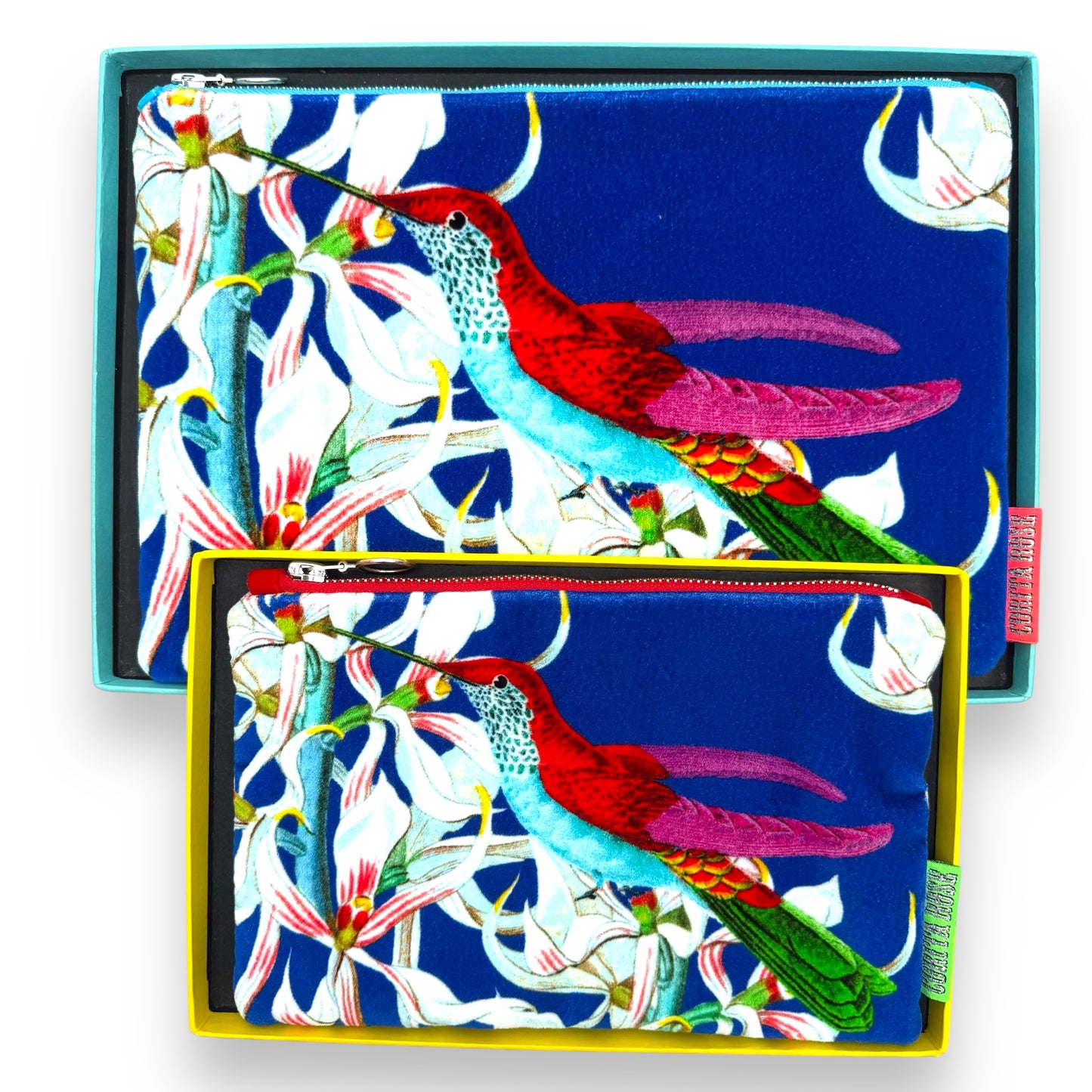 Lily Bird Blue Clutch