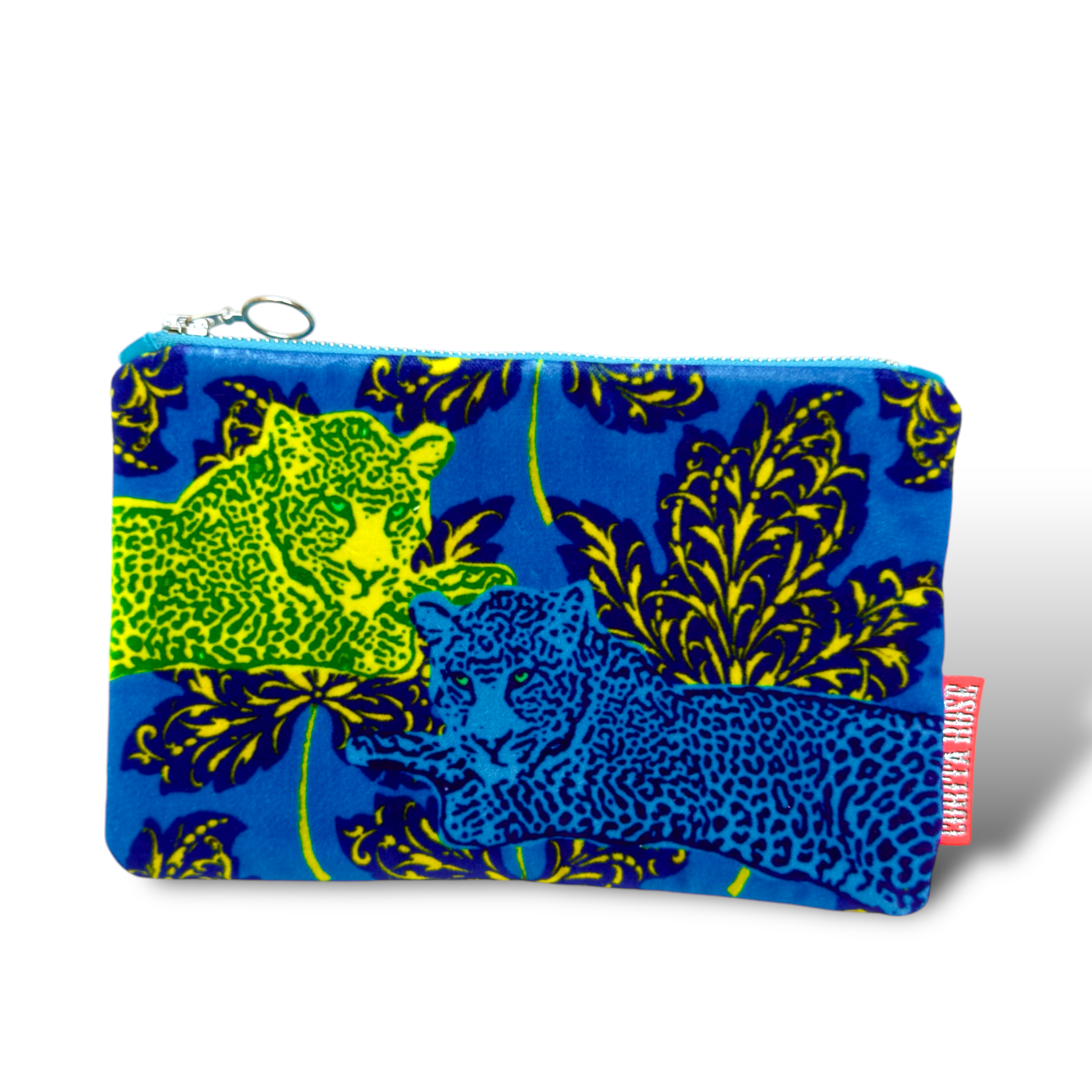Lounge Leopards Blue Clutch