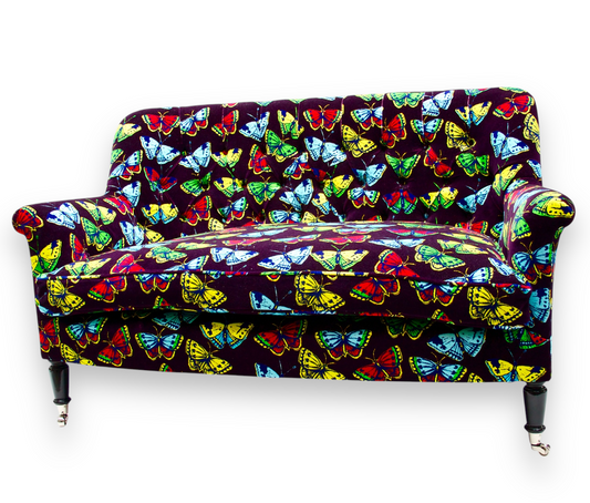 love seat sofa corita rose handmade england