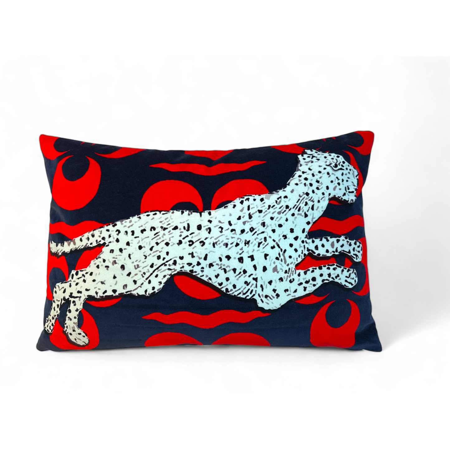 Running Panther Grey Cushion