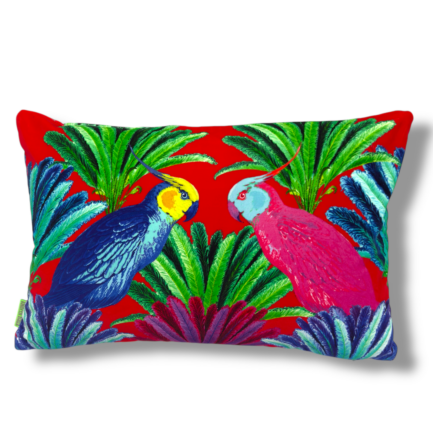 Cockatiels Red Cushion