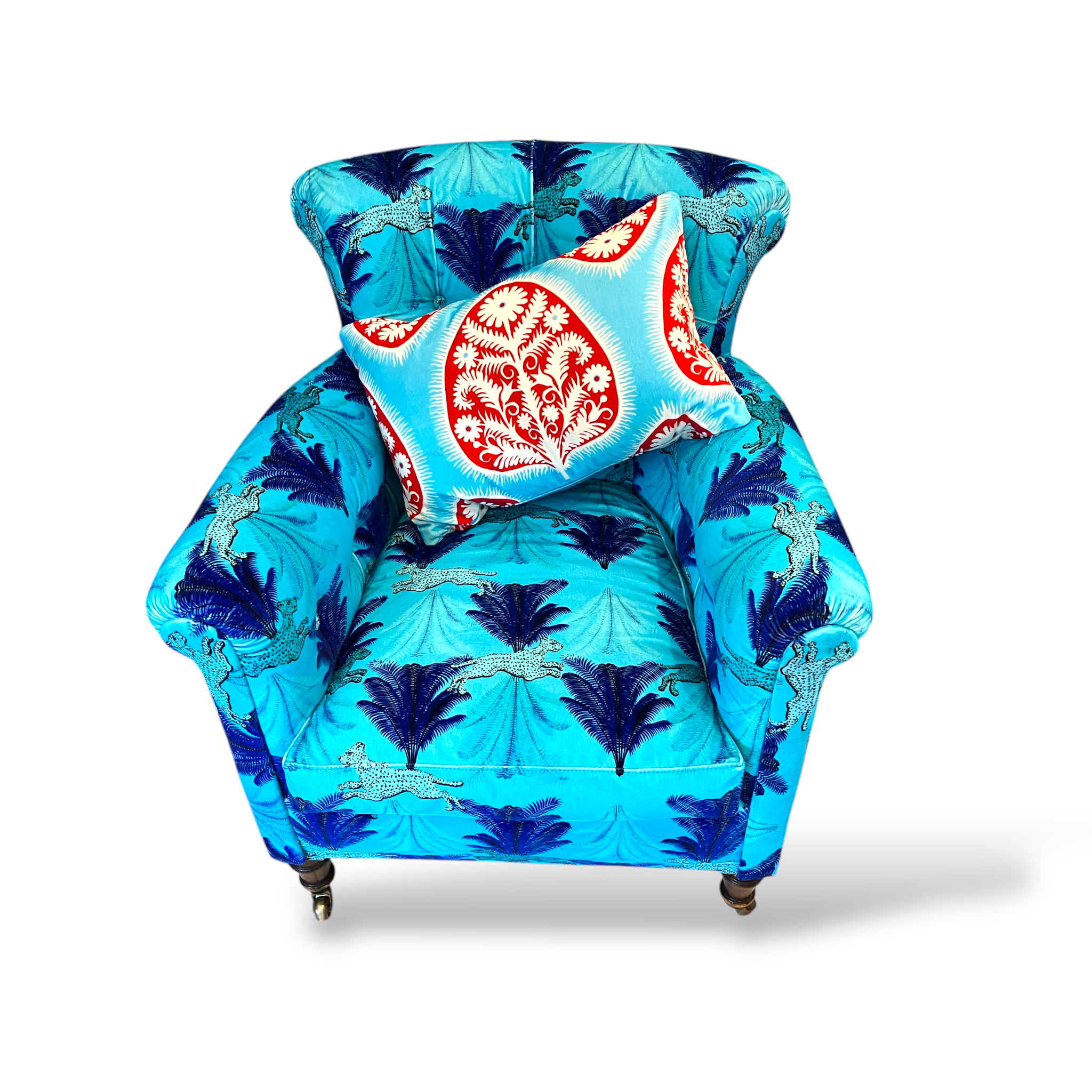 little button back chair corita rose handmade england
