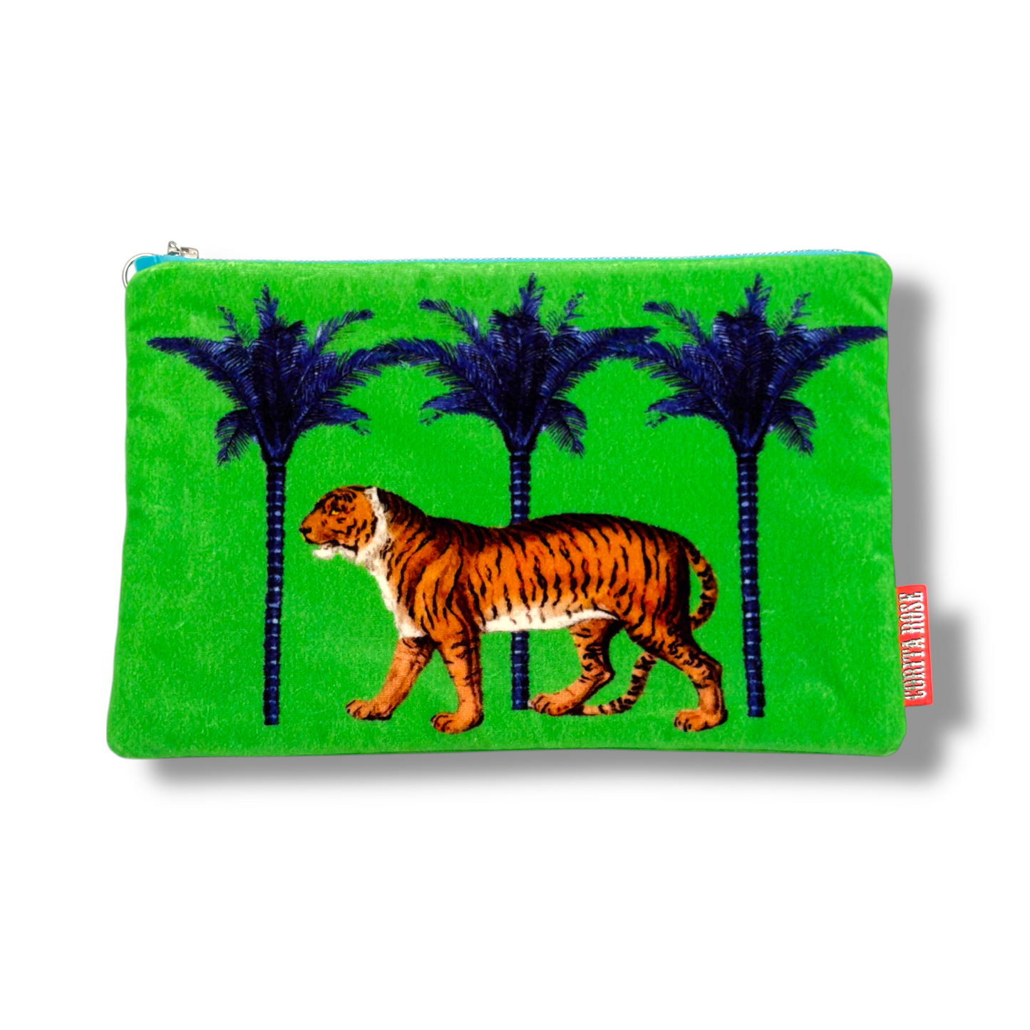 Tiger Green Clutch