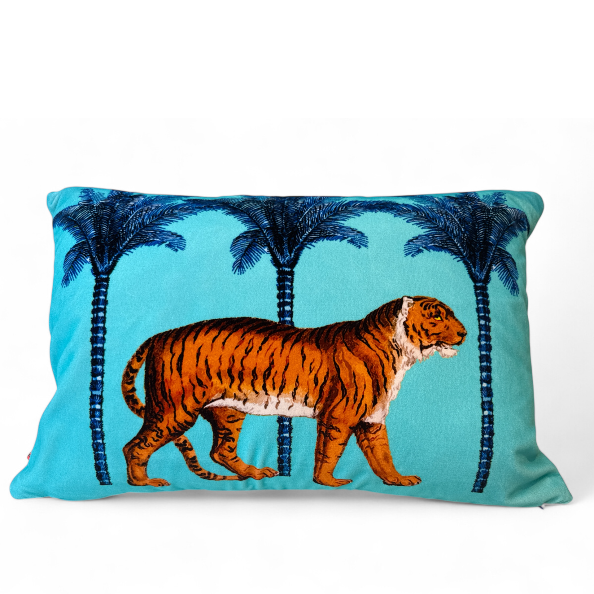 Tiger Blue Cushion