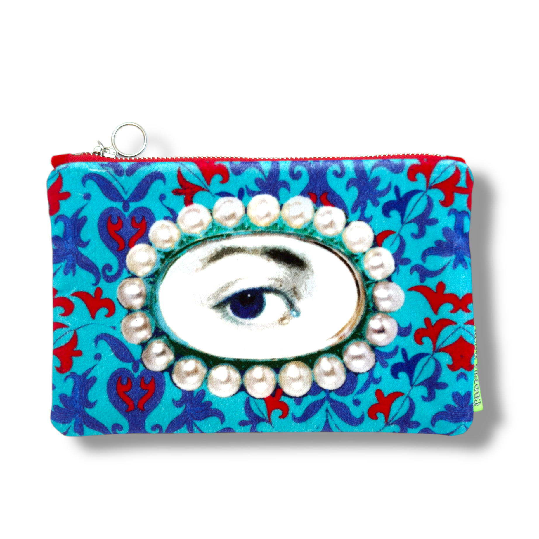 Pearl Eye Turquoise Clutch