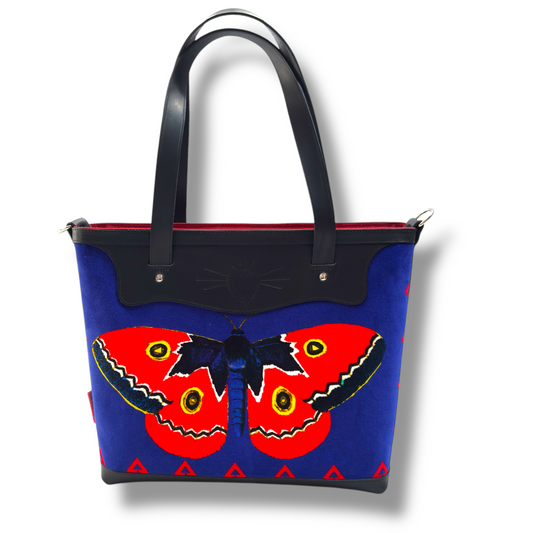 butterfly shoulder bag corita rose handmade england