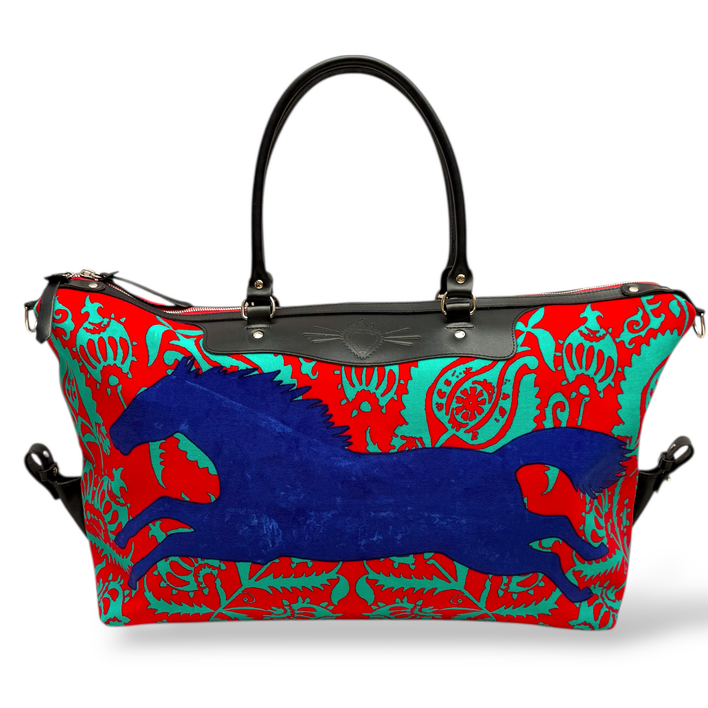 running horse weekend bag 2 corita rose handmade england