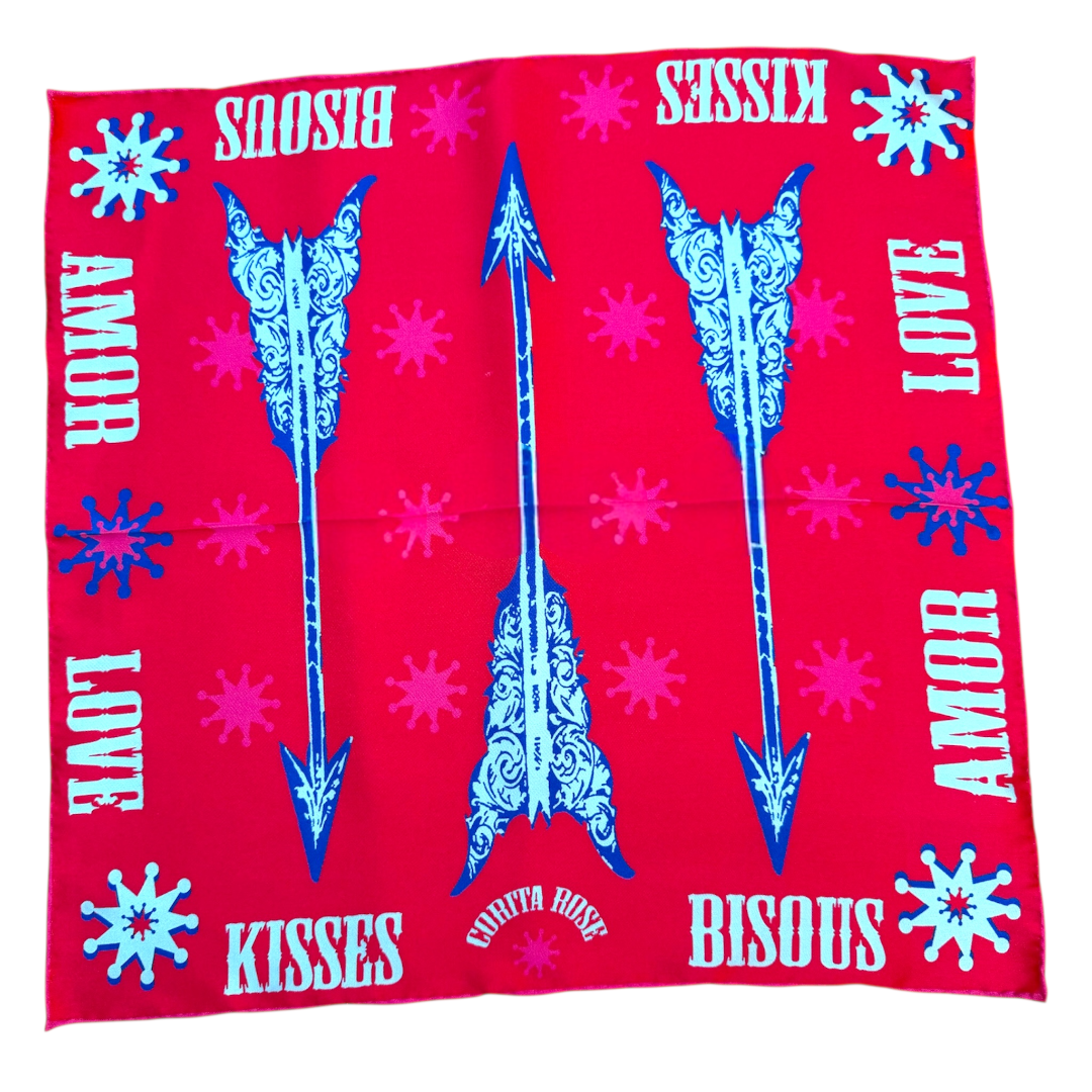 Arrows Silk Square